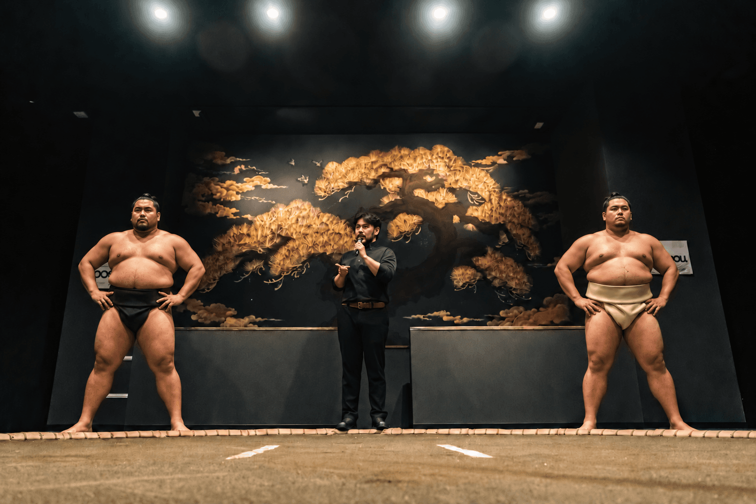 Shinjuku Sumo Show in Kabukicho with Drink and Photo (English MC)