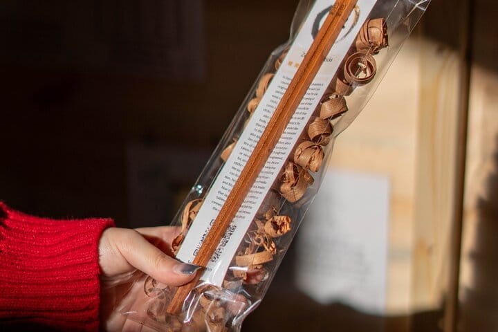 Finished chopsticks ready to take home